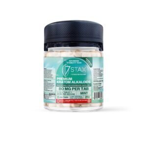 Premium 7-OH Kratom Alkaloid Tablets (40000mg - 500 Count)